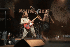 Penampilan Arp Frique (Belanda) di Ngayogjazz 2019.