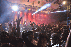 Penampilan FSTVLST di Ngayogjazz 2019.