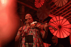 Penampilan Nona Ria ft. Mas Brass di Ngayogjazz 2019