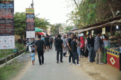 Suasana pengunjung Ngayogjazz 2019.